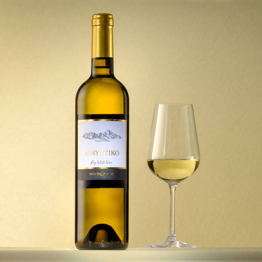 Assyrtiko by George Vourvoukeli, Dry Greek White Wine, 100% Assyrtiko by Mentor Winery