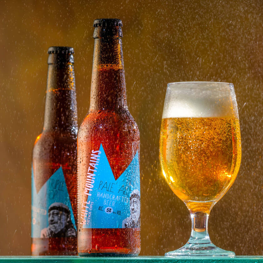 White Mountains Beer, Pale Ale Beer, Greek Beer by Lafkas Brewery
