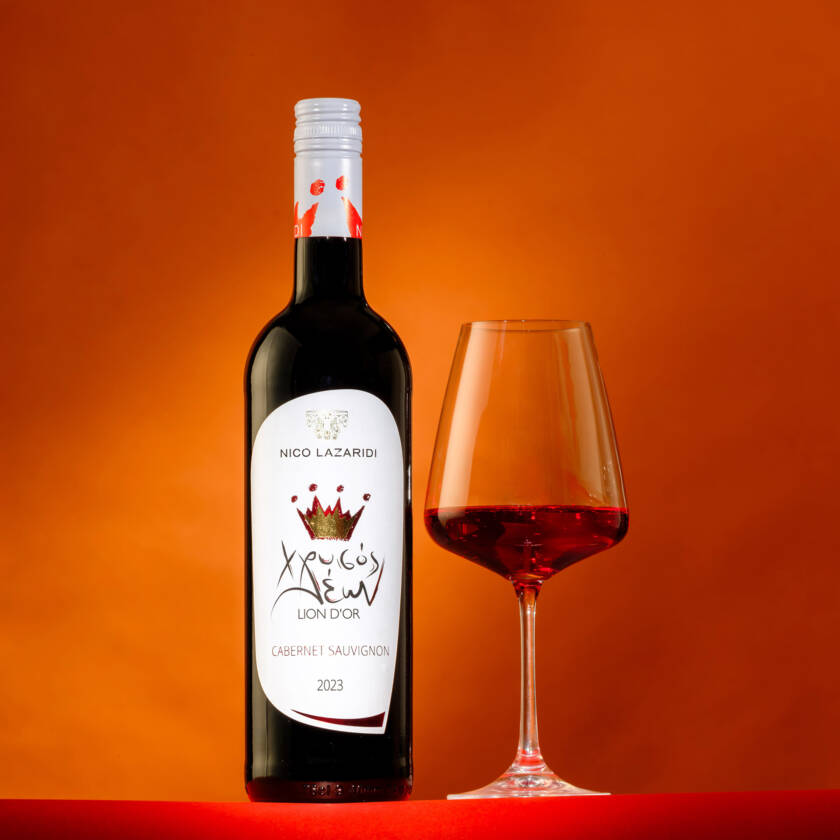 Lion D’Or Cabernet Sauvignon, Greek Red Wine by Nico Lazaridi