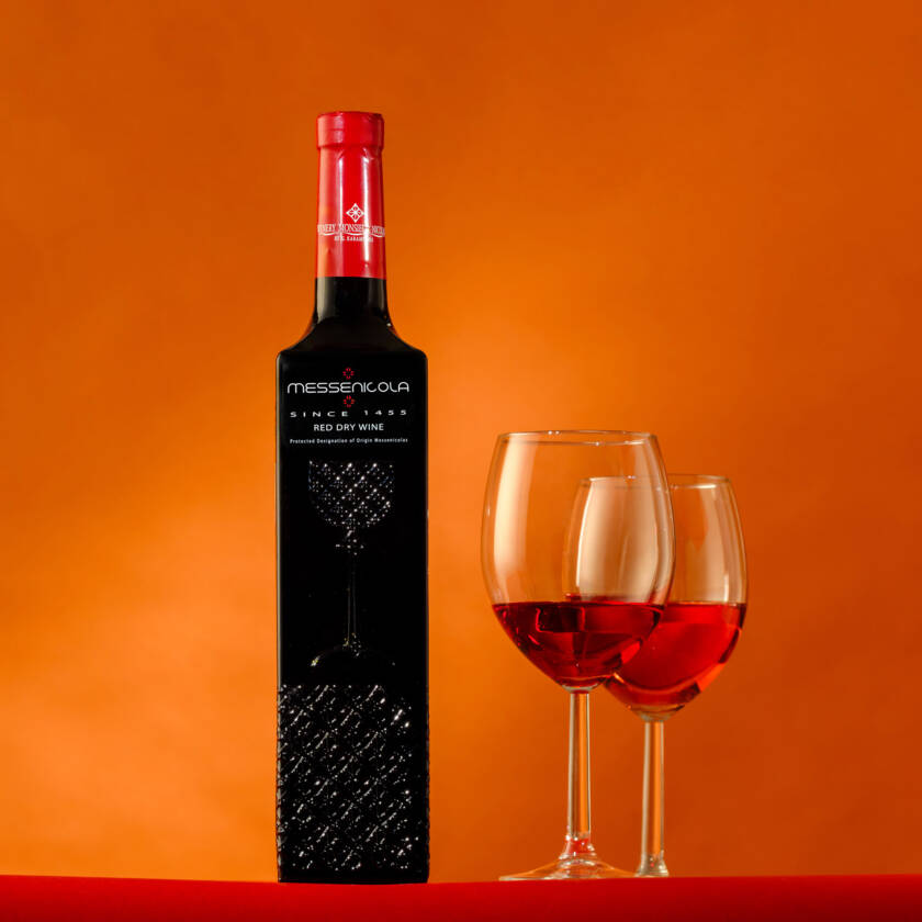 Messenicola, Greek Red Wine by Winery Monsieur Nicolas - 70% Black Messenicola - 30% Syrah & Carignan,