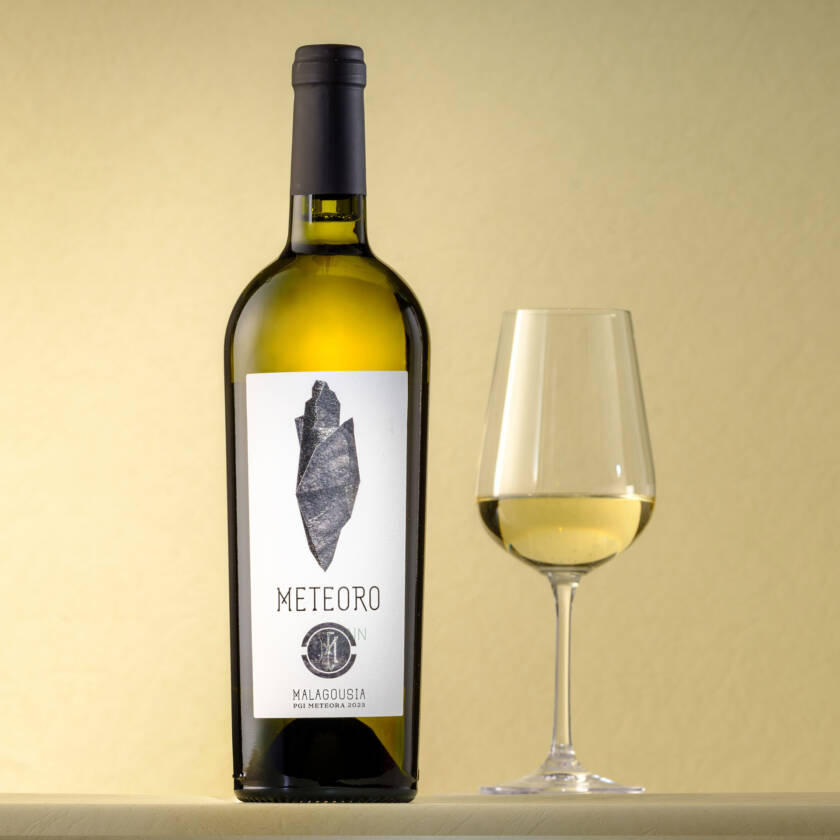Meteoro Malagouzia, Dry Greek White Wine, 100% Malagouzia by Meteoro Winery