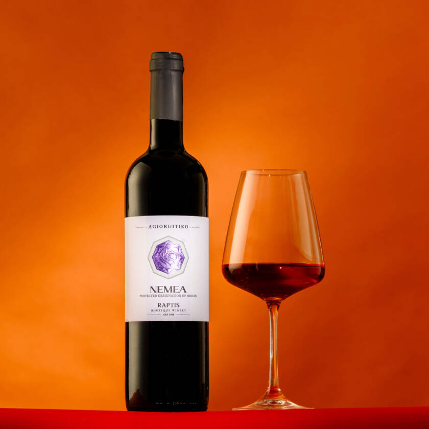 Nemea Agiorgitiko, Red Wine by Raptis Boutique Winery P.D.O. Nemea (Peloponnese)