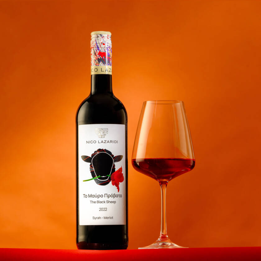 The Black Sheep - Syrah & Merlot Greek Red Wine by Nico Lazaridi Winery