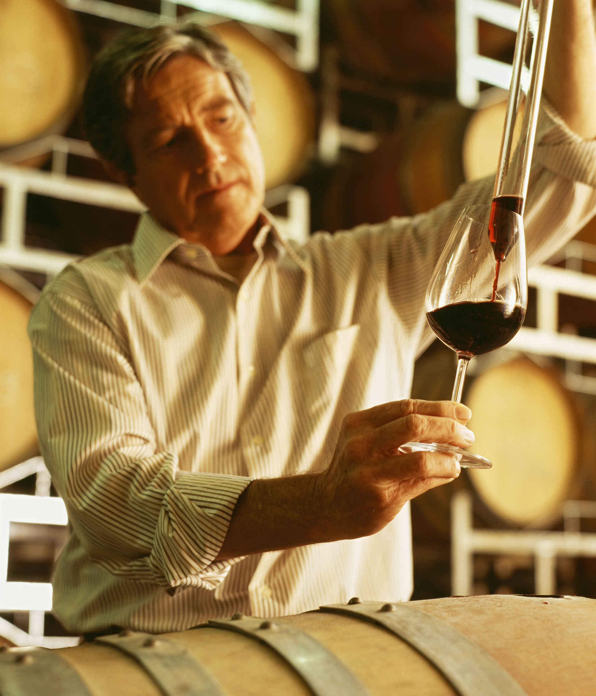 04 Wine Producer checking Wine