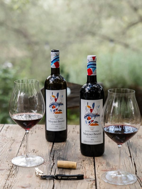 Magic Mountain Red, Greek Red Wine by Nico Lazaridi