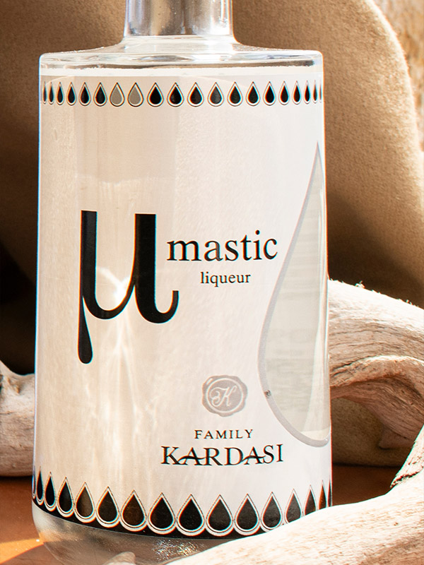 μ Mastic Liqueur - premium Greek liqueur (mastiha) by Kardasi Distillery