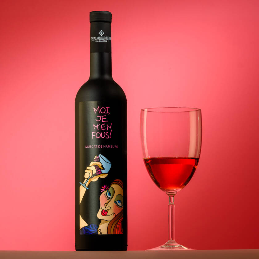 Moi Je M'en Fous Greek Rose Wine