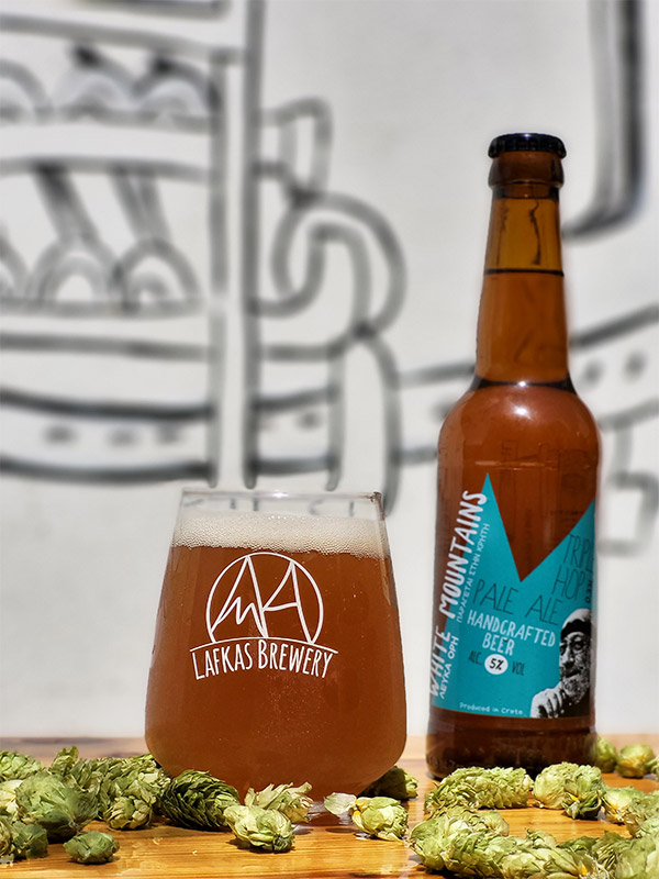White Mountains Beer, Pale Ale Beer, Greek Beer  by Lafkas Brewery